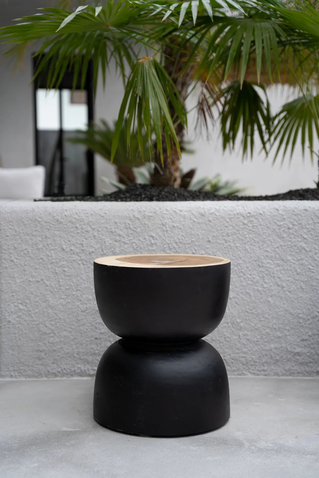 The Karbun Stool - Black Natural - Remood furniture living