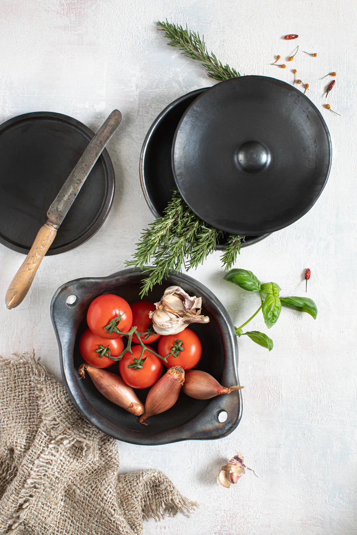 The Burned Pot - Black - Remood furniture living