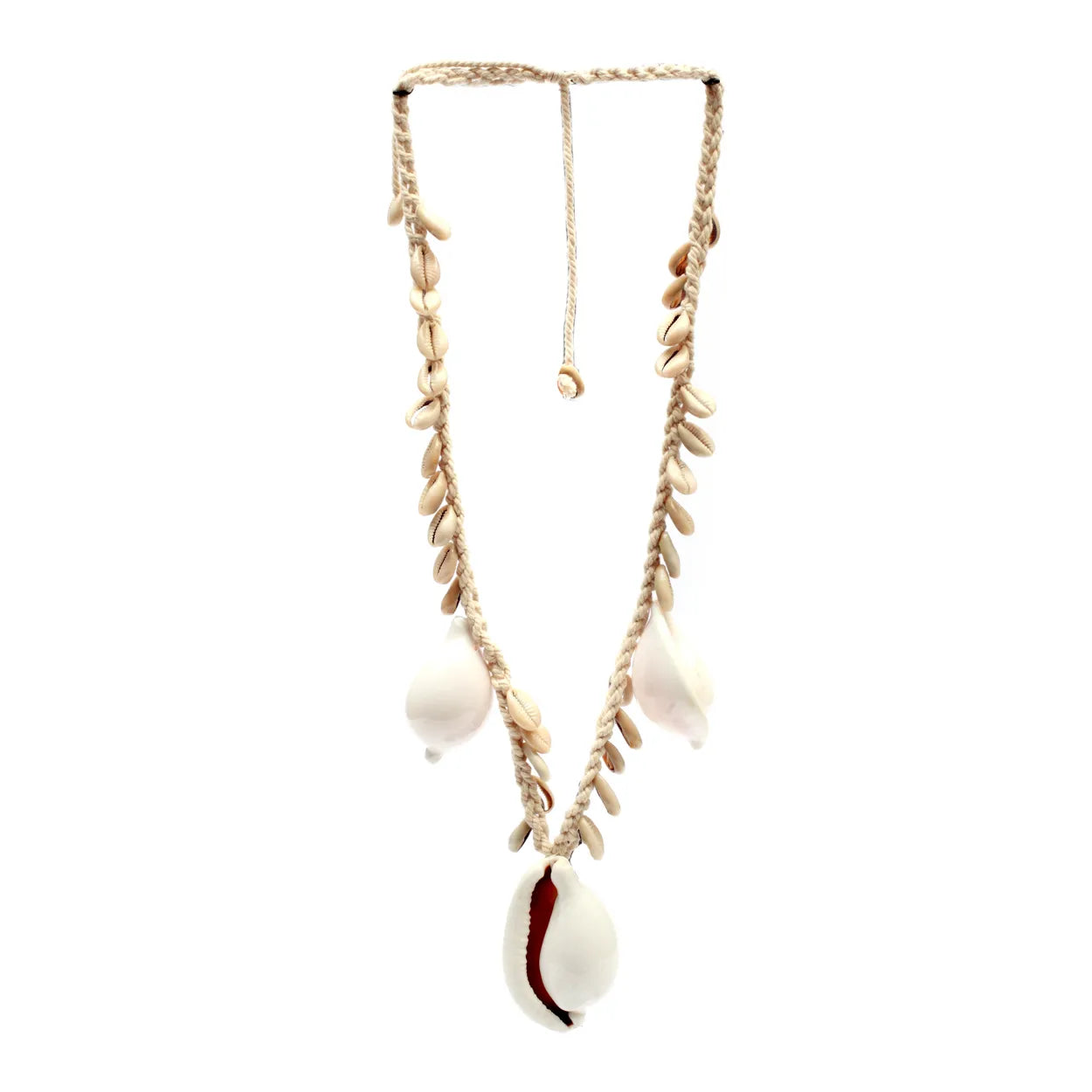 The Big White Cowrie Shell Necklace - Remood furniture living