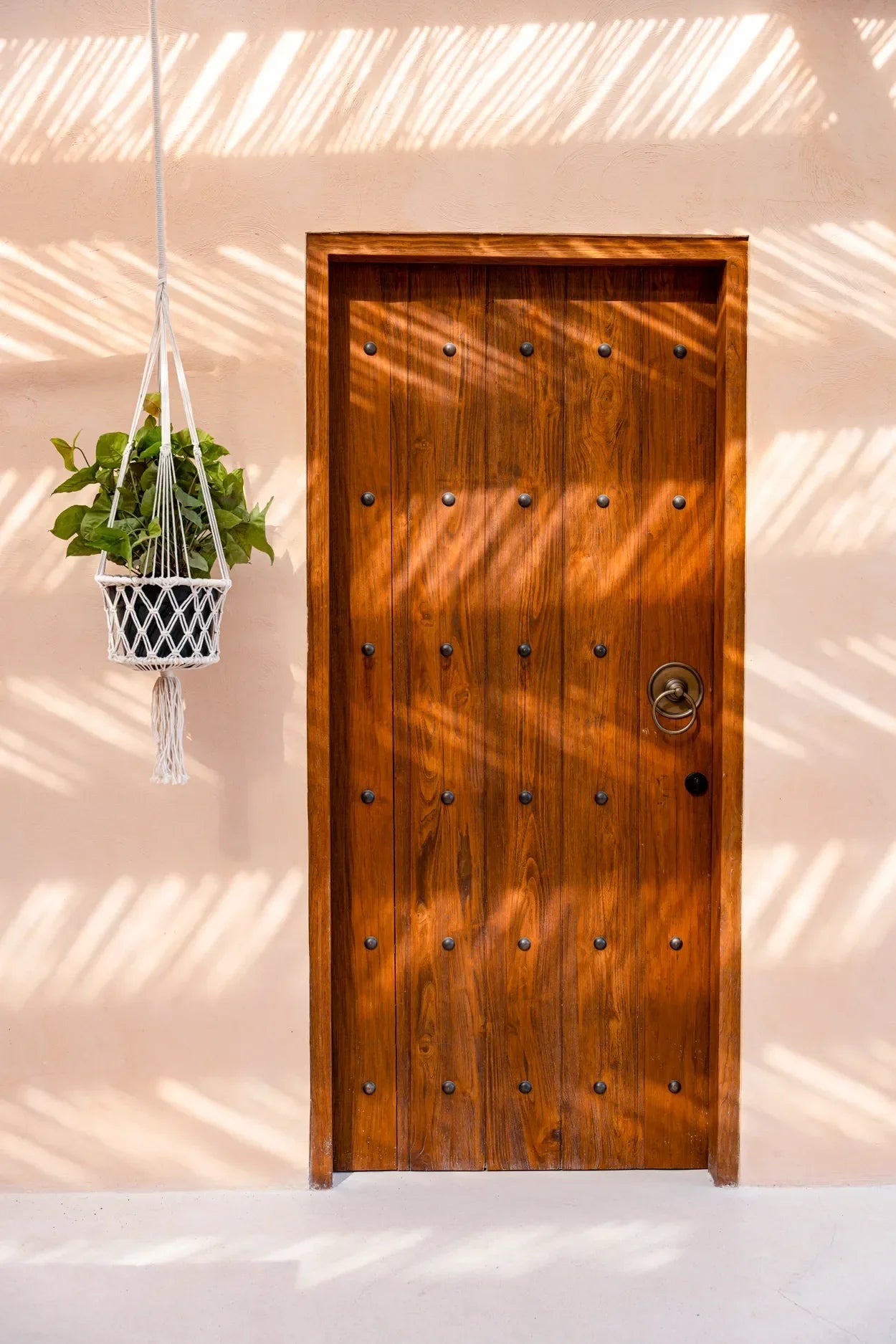 The Macrame Plant Holder - White - L - Remood furniture living