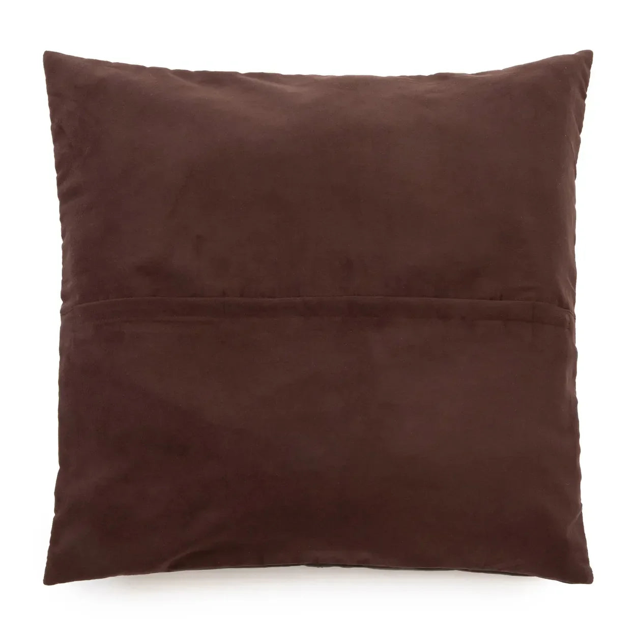 The Four Panel Leather Cushion Cover - Choco - 60x60 - Remood furniture living
