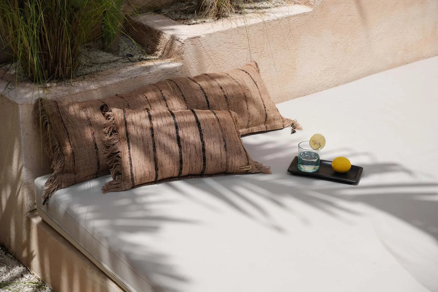 The Oh My Gee Cushion Cover - Beige Black - 35x100 - Remood furniture living