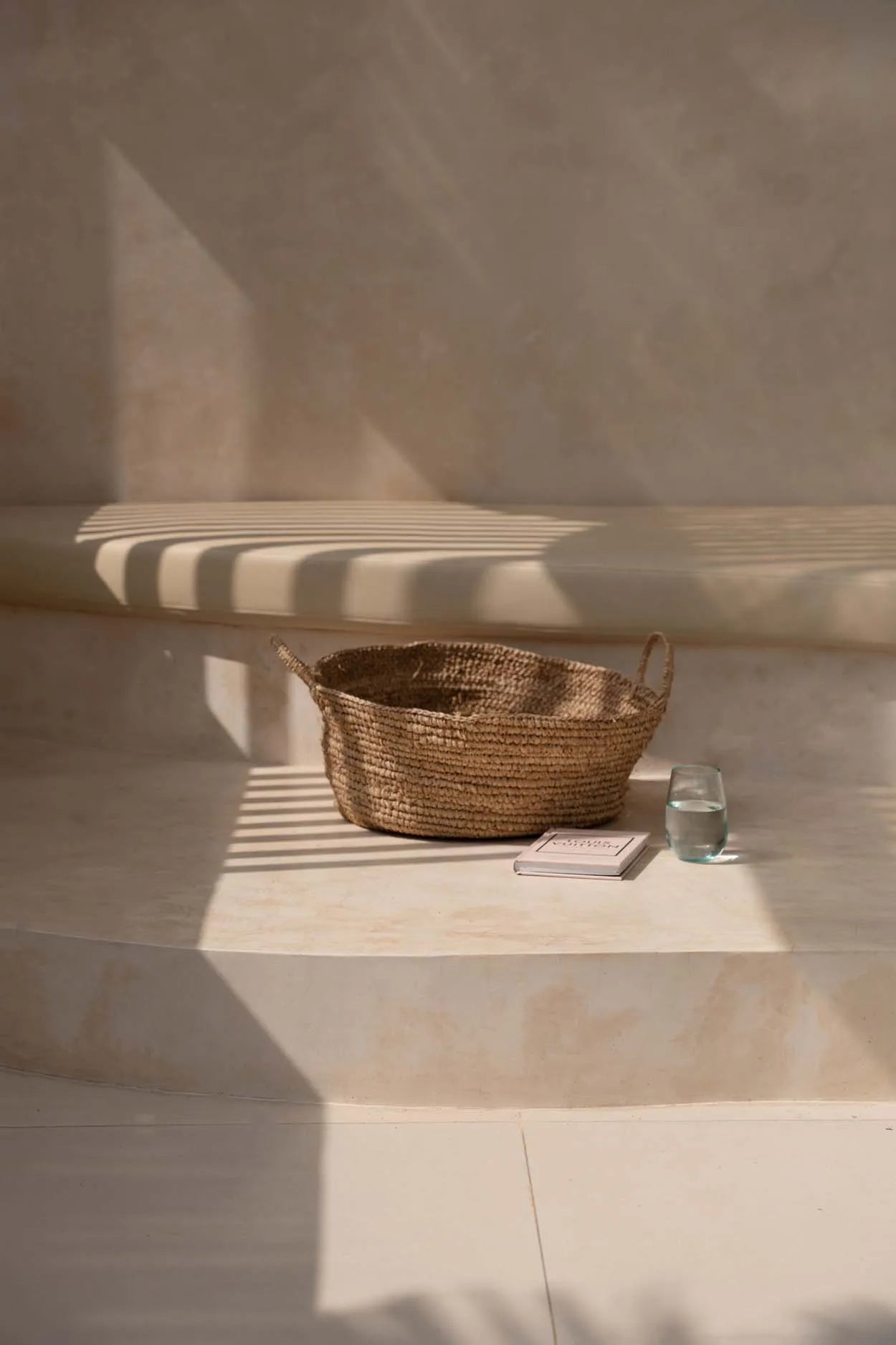 The Raffia Basket Trays - Natural - M - Remood furniture living