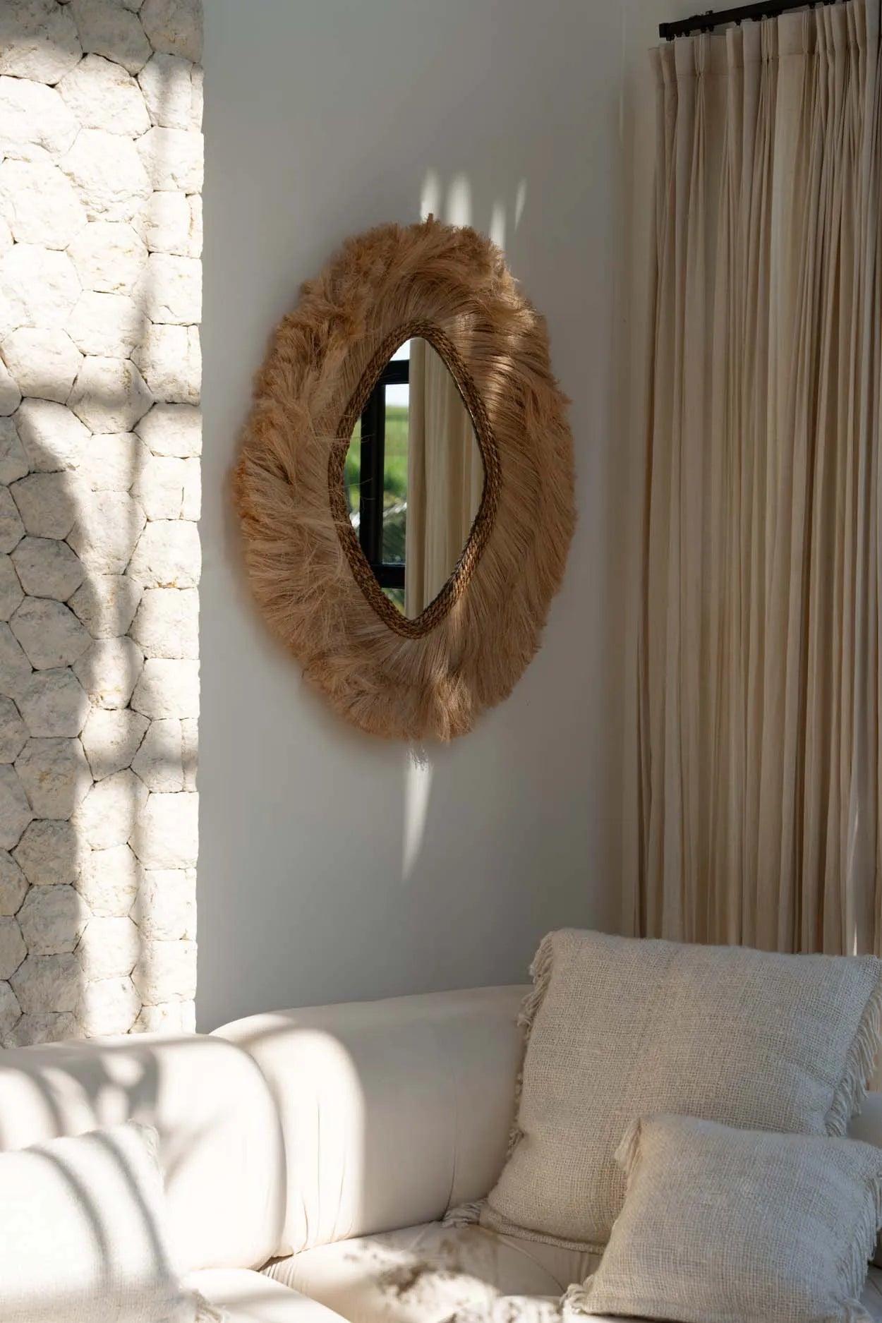 The La Duchessa Mirror - Natural - L - Remood furniture living