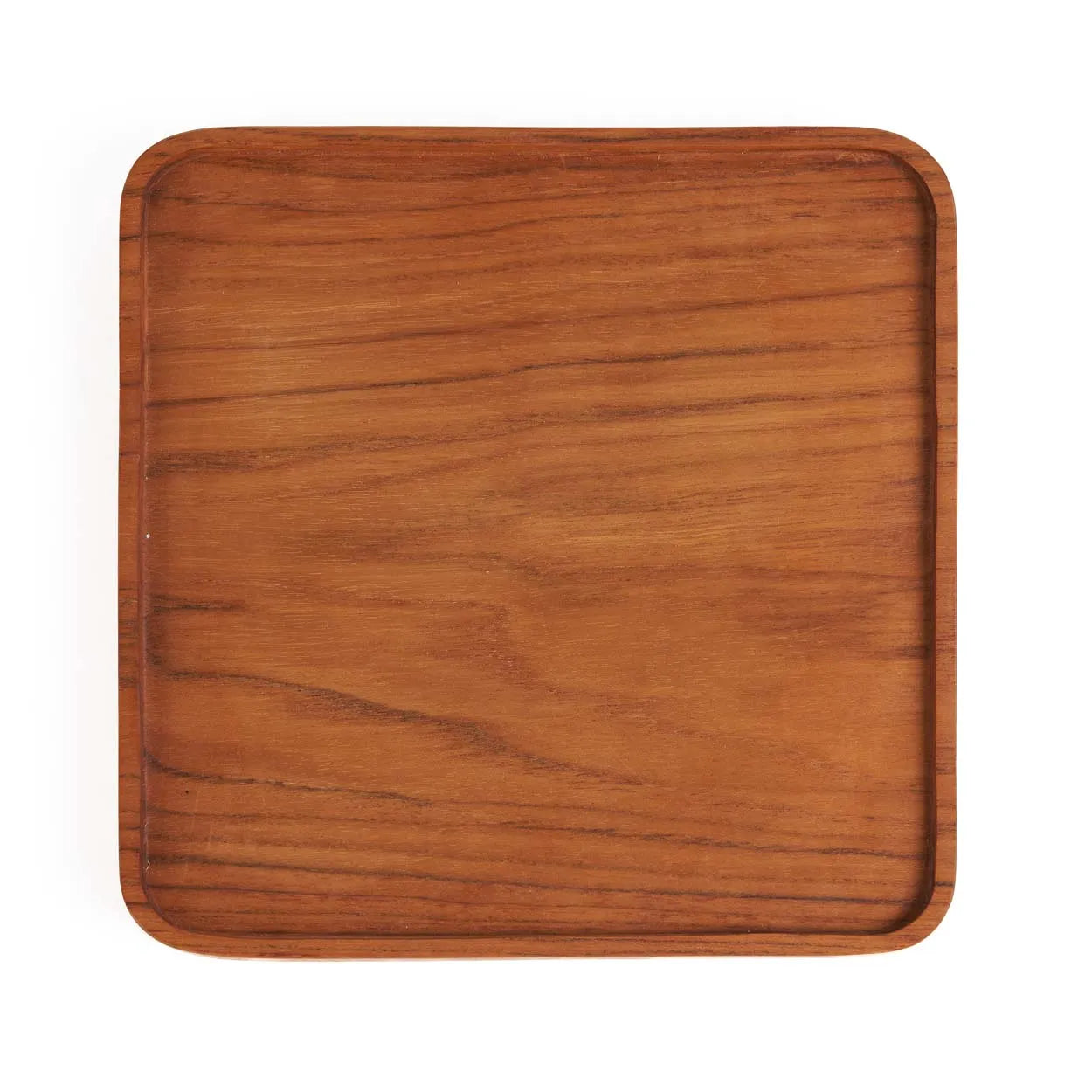 The Teak Square Plate - Natural - S - Remood furniture living
