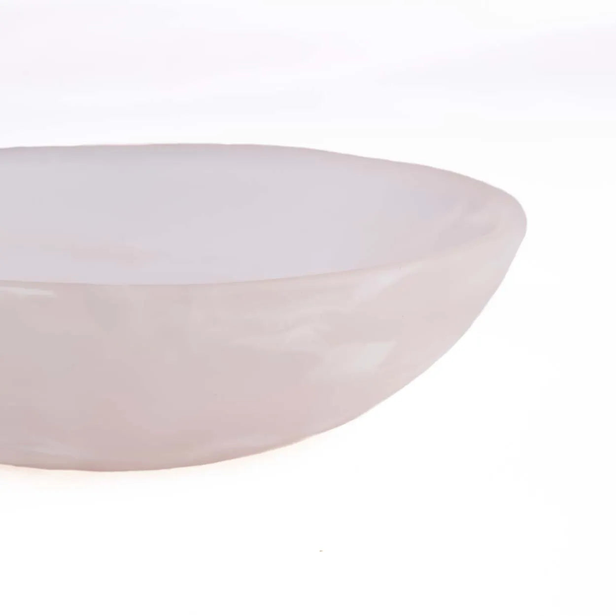 The Resin Organic Bowl - Pink White - M