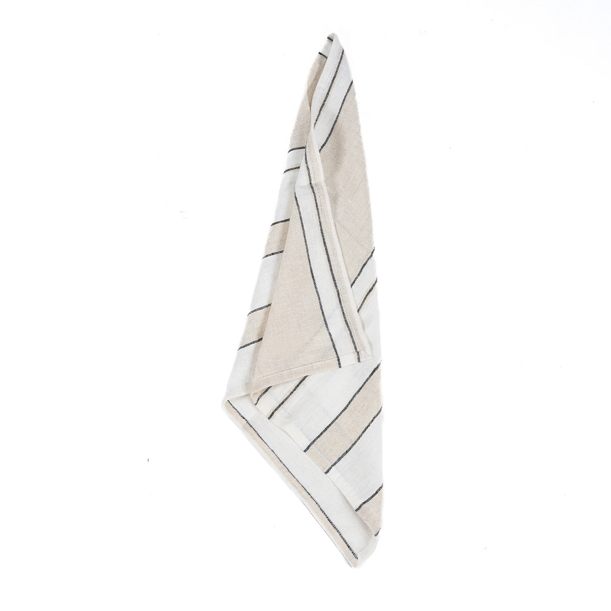 The Provence Napkin - Natural Black White - 45x45