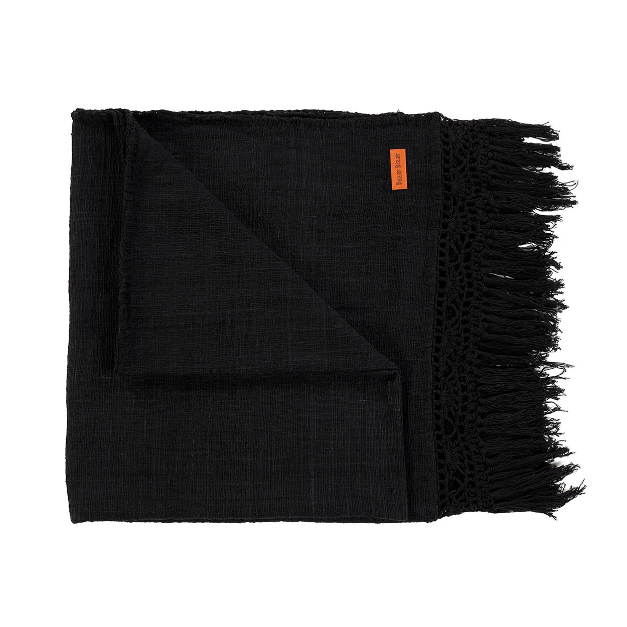 Jeté de lit style gitan - Noir