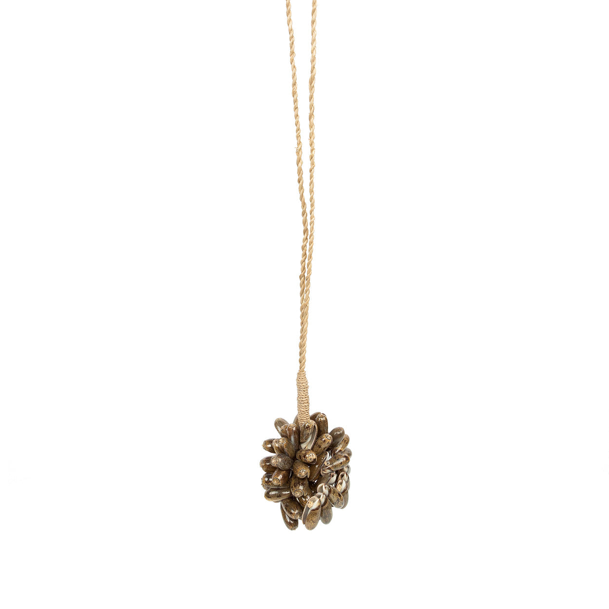The Brown Cowrie Shell Tassel