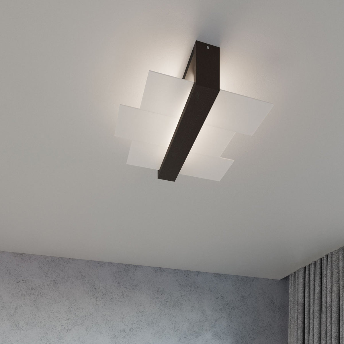 Ceiling lamp FENIKS 2 wenge