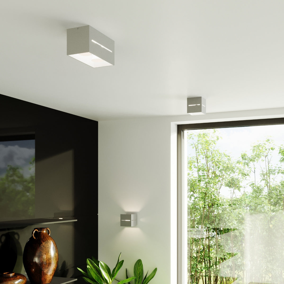 Ceiling lamp LOBO grey