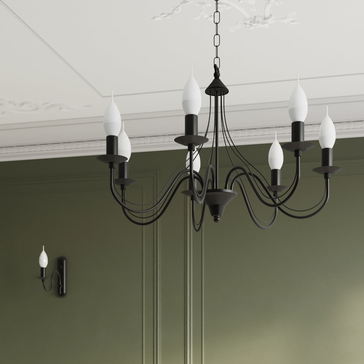 Chandelier MINERWA 7 black