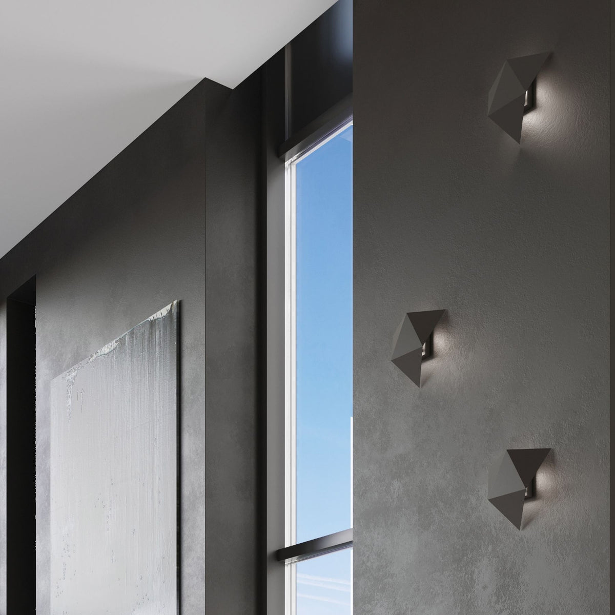 Wall lamp SOLIDO black