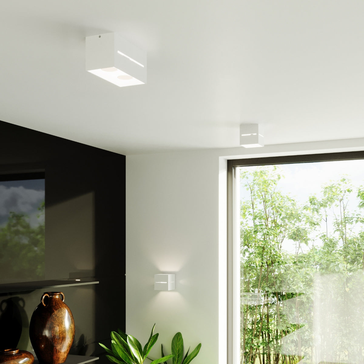 Wall lamp LOBO MAXI white