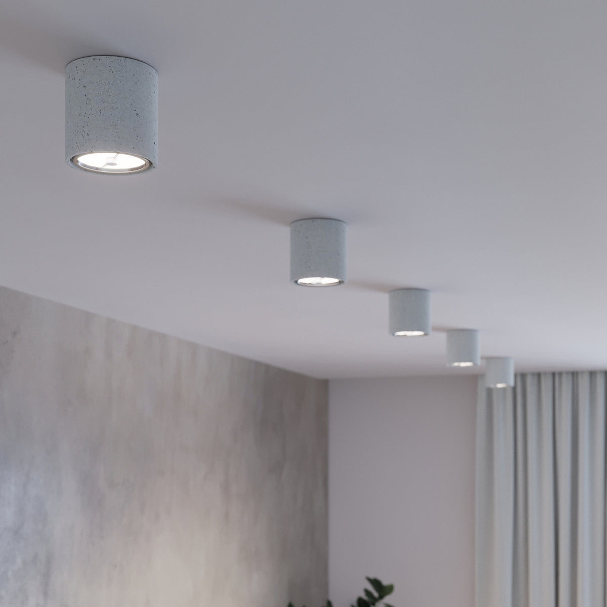 Ceiling lamp CULLO concrete