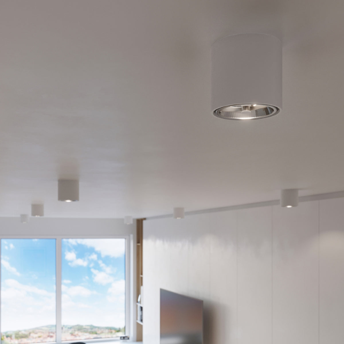 Ceiling lamp TIUBE white