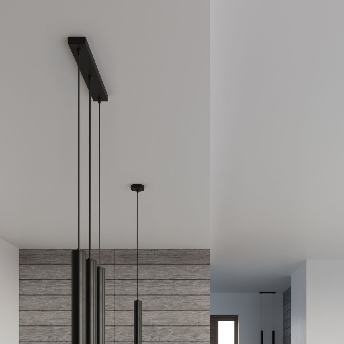 Pendant lamp WEZYR 2 black