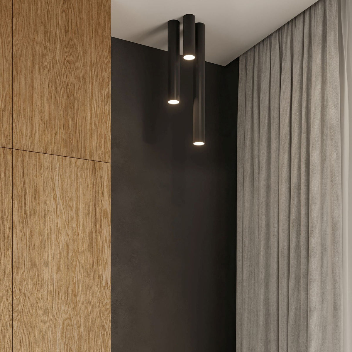 Ceiling lamp LAGOS 10 black