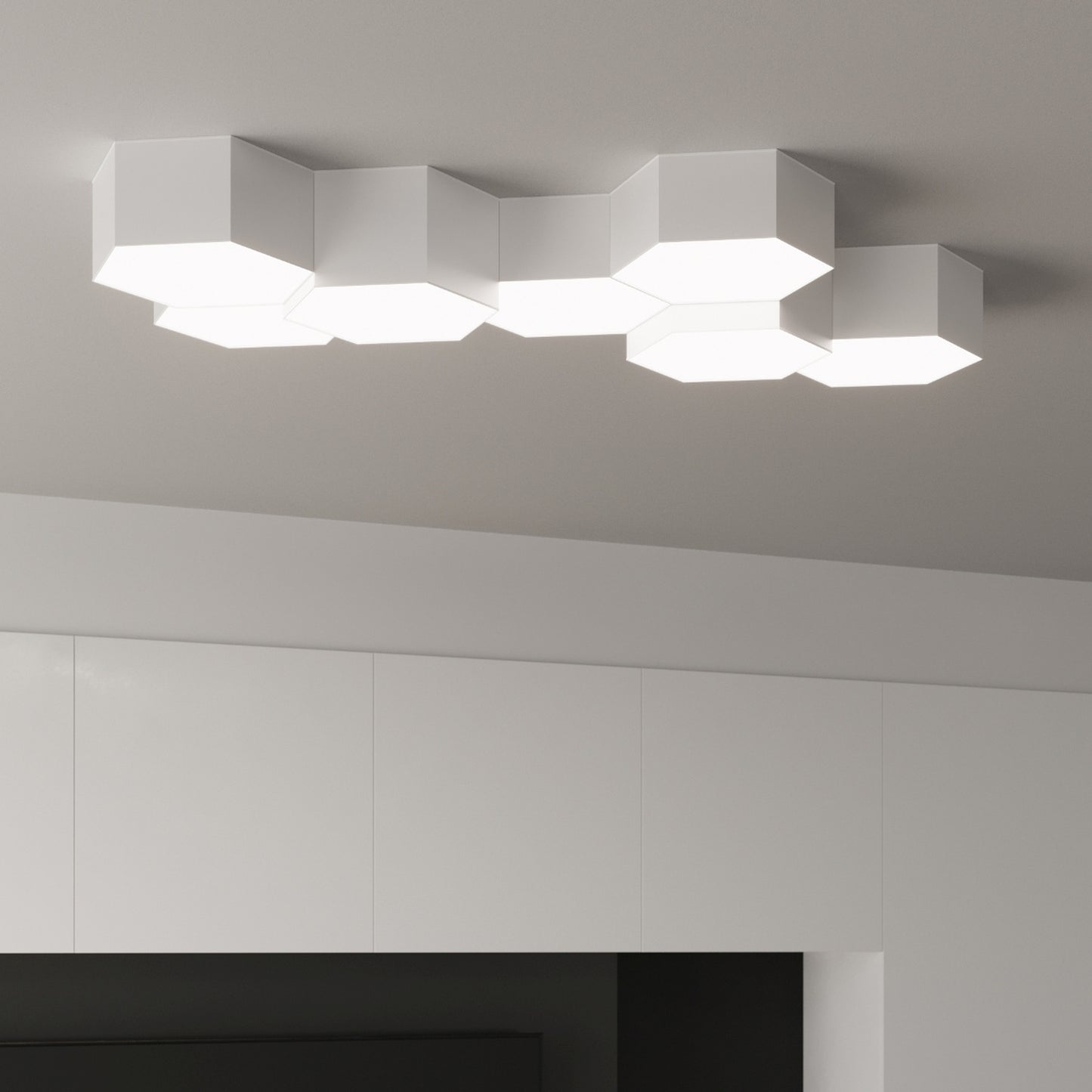 Ceiling lamp SUNDE 15 white