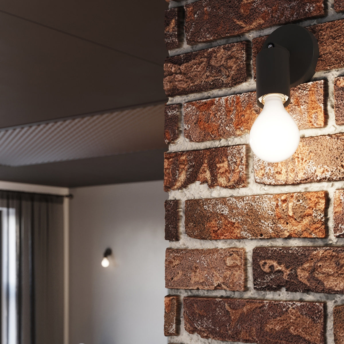 Ceiling lamp FORNES 2 black