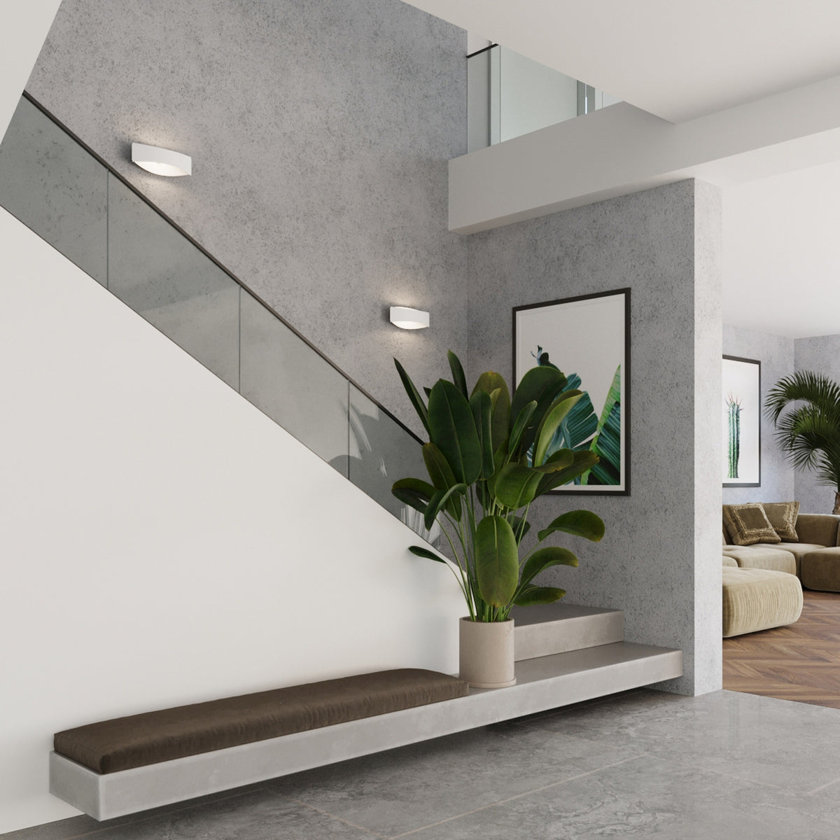 Wall lamp TONI white