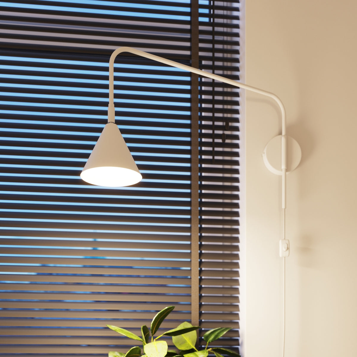 Wall lamp NOX white