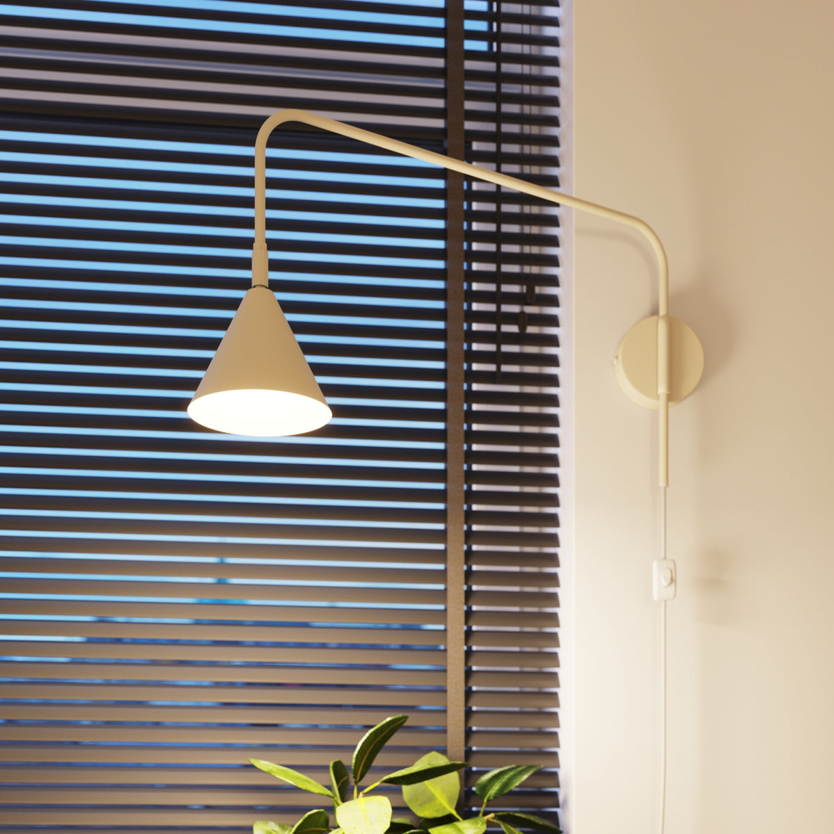 Wall lamp NOX beige