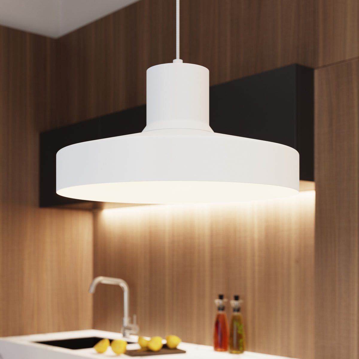 Pendant lamp BILO biała
