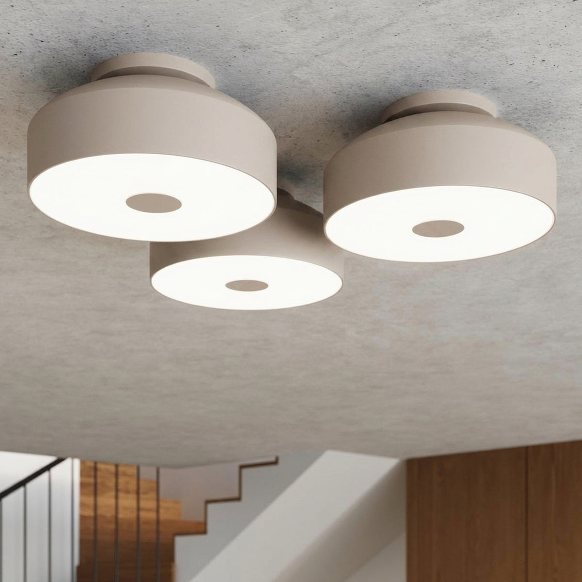 Ceiling lamp OMIQ taupe