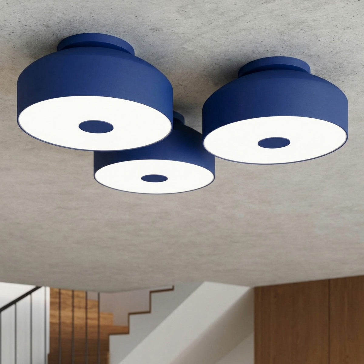 Ceiling lamp OMIQ ultramarine