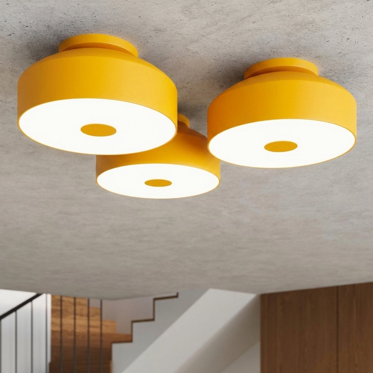 Ceiling lamp OMIQ yellow