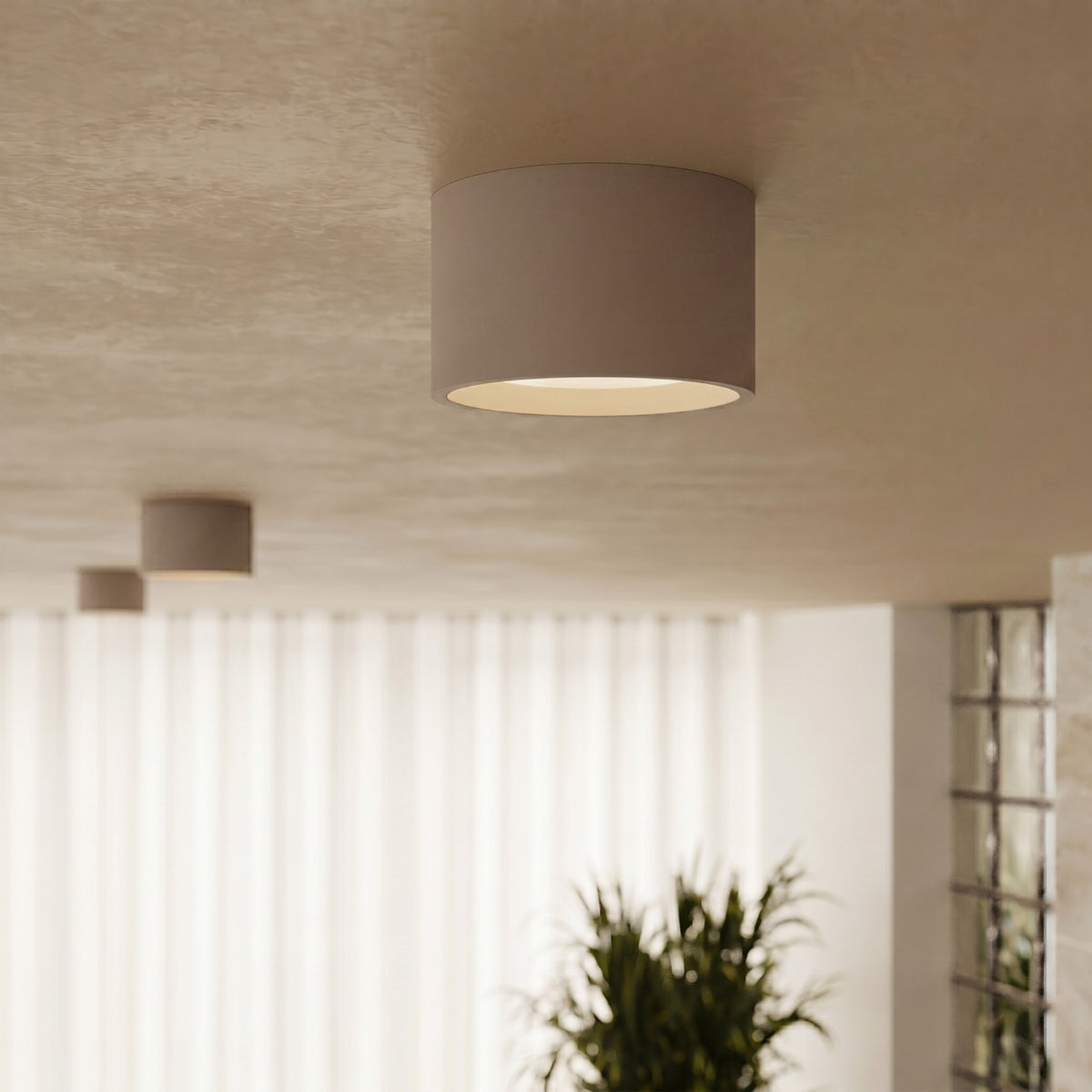 Ceiling lamp MODO 3 taupe Gx53
