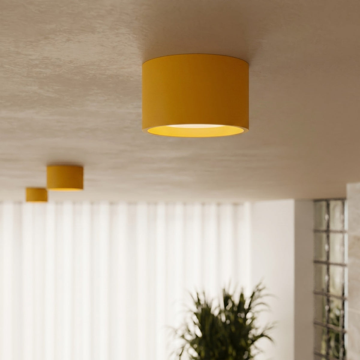 Ceiling lamp MODO 1 yellow Gx53