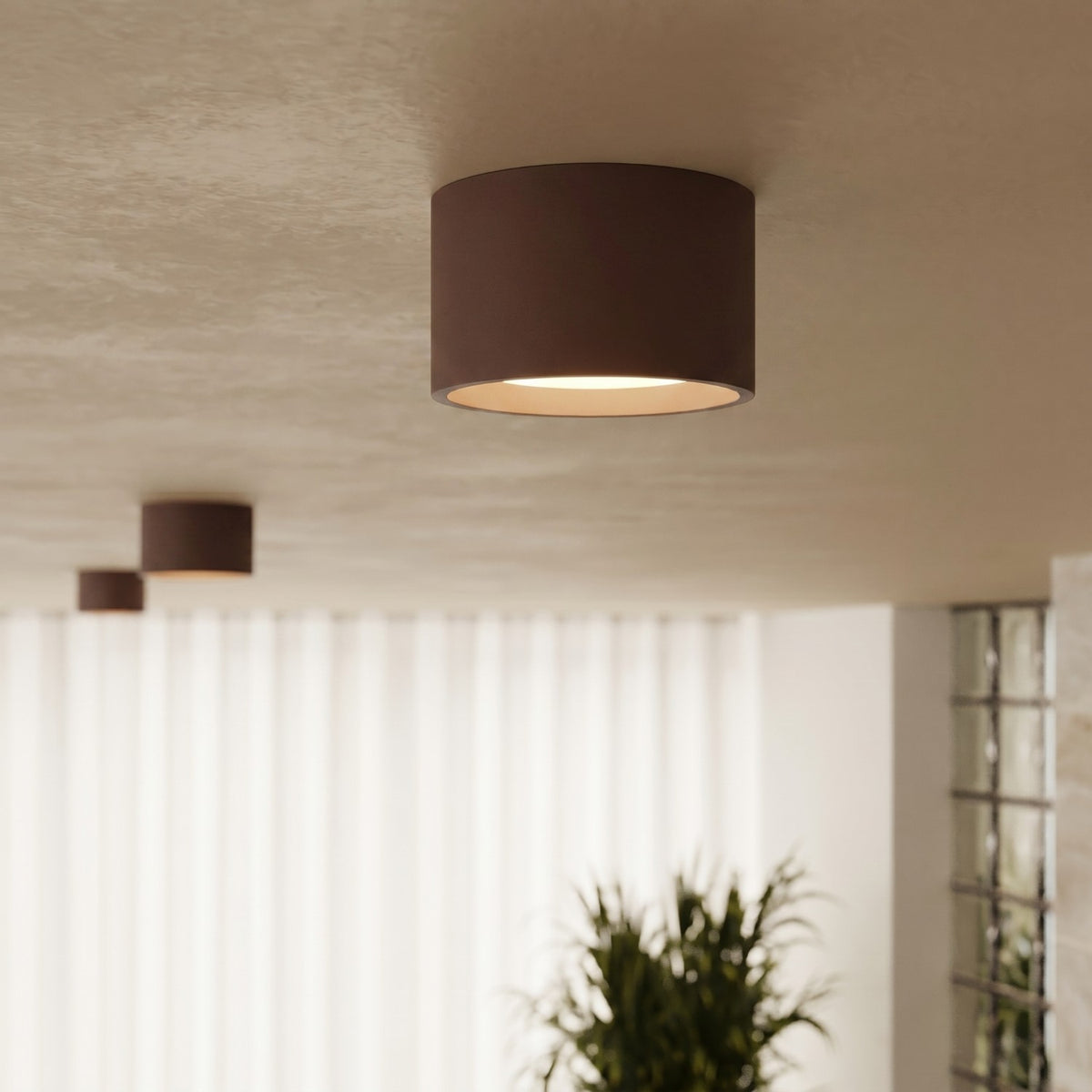 Ceiling lamp MODO 2 brown Gx53