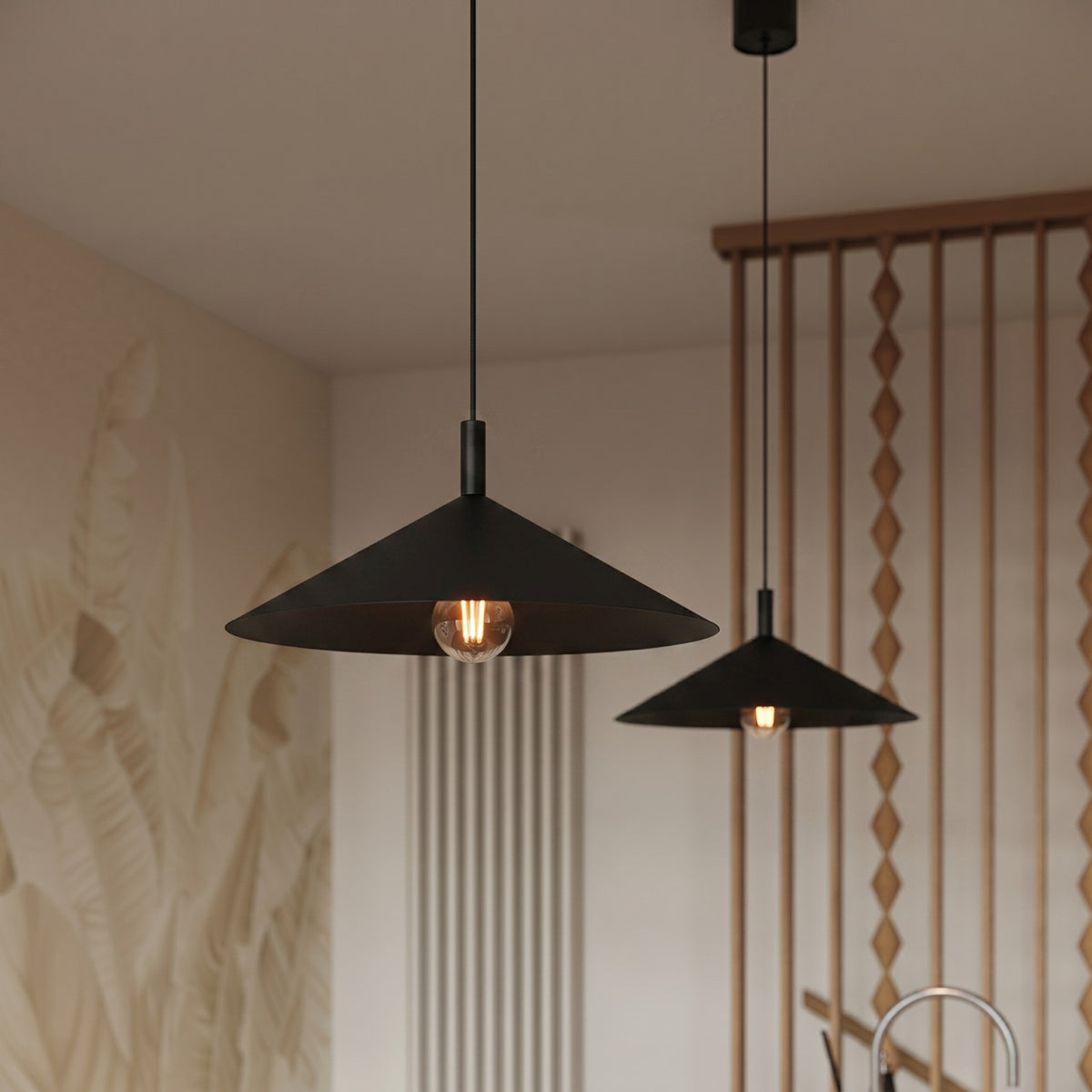 Pendant lamp NOX 40 black