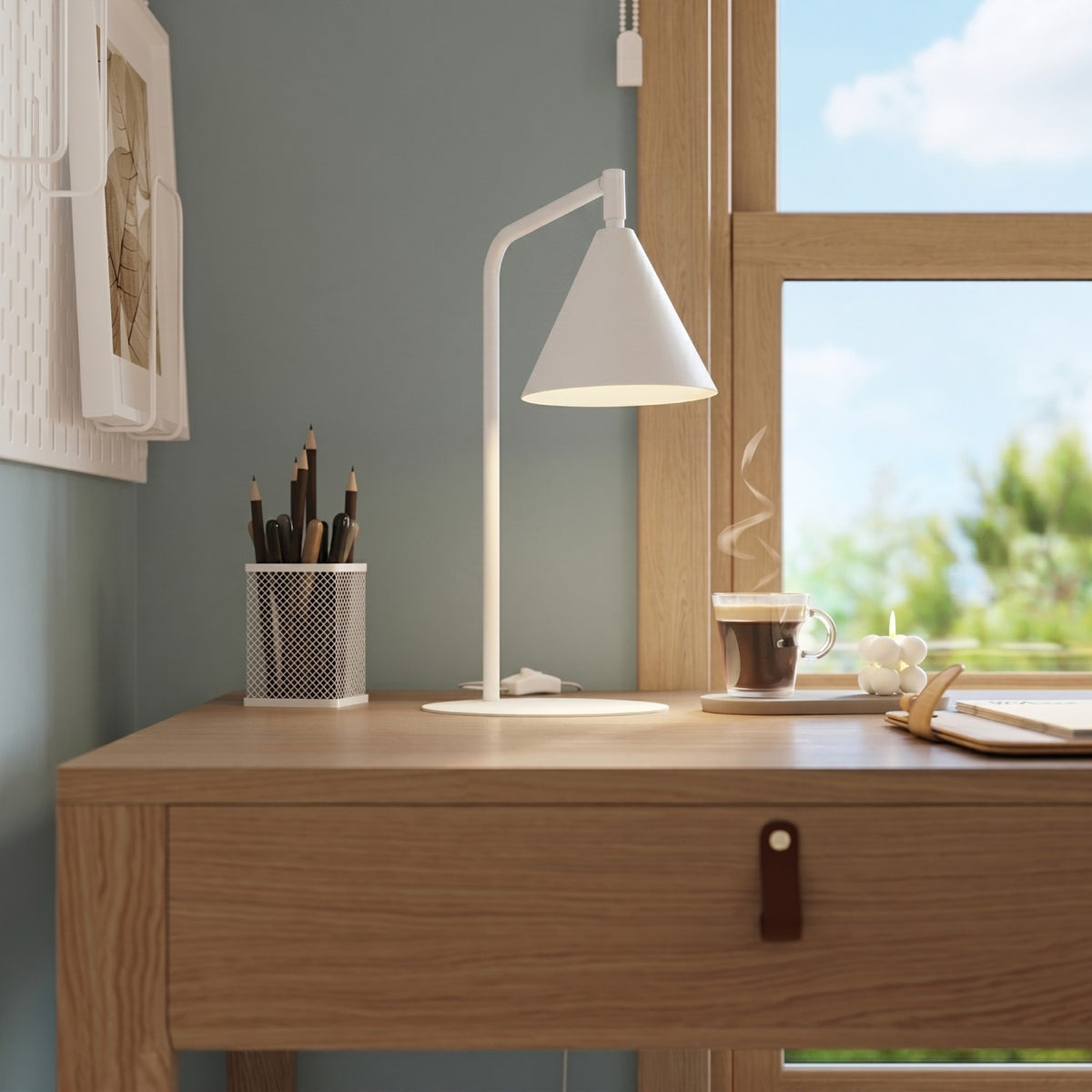 Table lamp NOX white