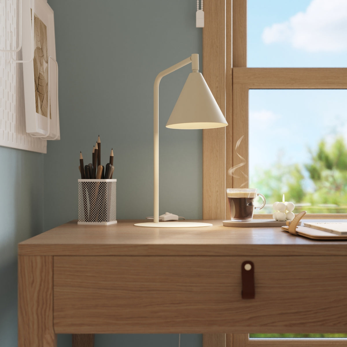 Table lamp NOX beige