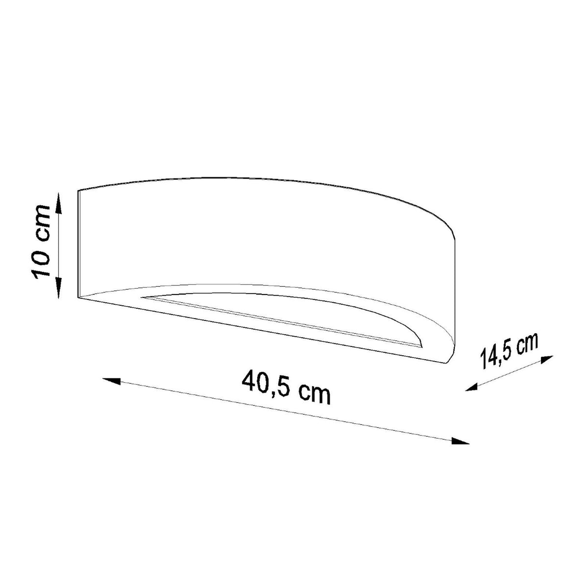 Wall lamp ceramic ATENA