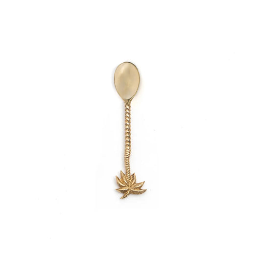 The Palm Tree Tea Spoon - Gold - Remood furniture living