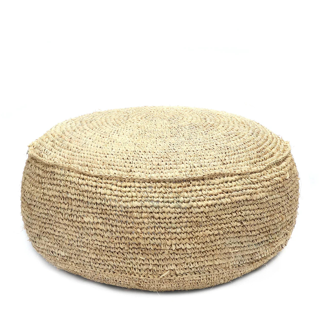 The Raffia Flores Pouffe - Natural - Remood furniture living