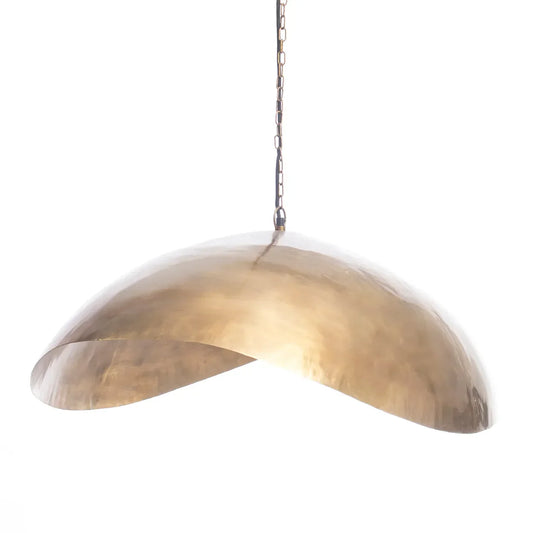 The Fortune Cookie Pendant - Brass - XL - Remood furniture living