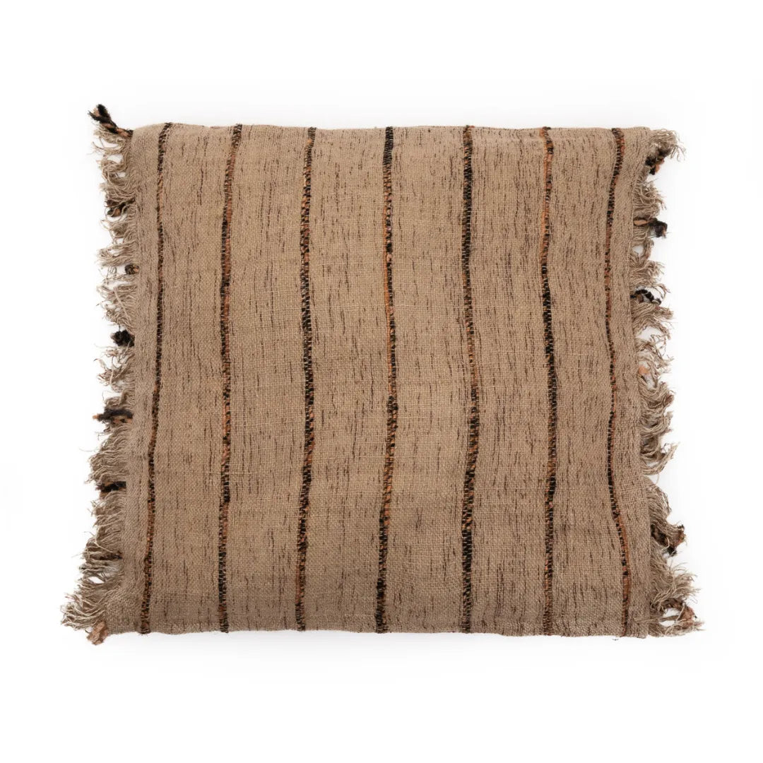 The Oh My Gee Cushion Cover - Beige Black - 60x60 - Remood furniture living