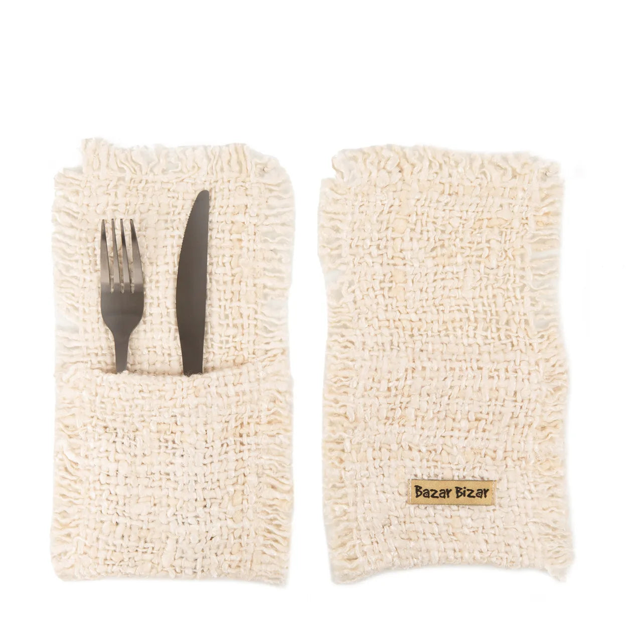 The Oh My Gee Cutlery Holder - Cream - Set of 4