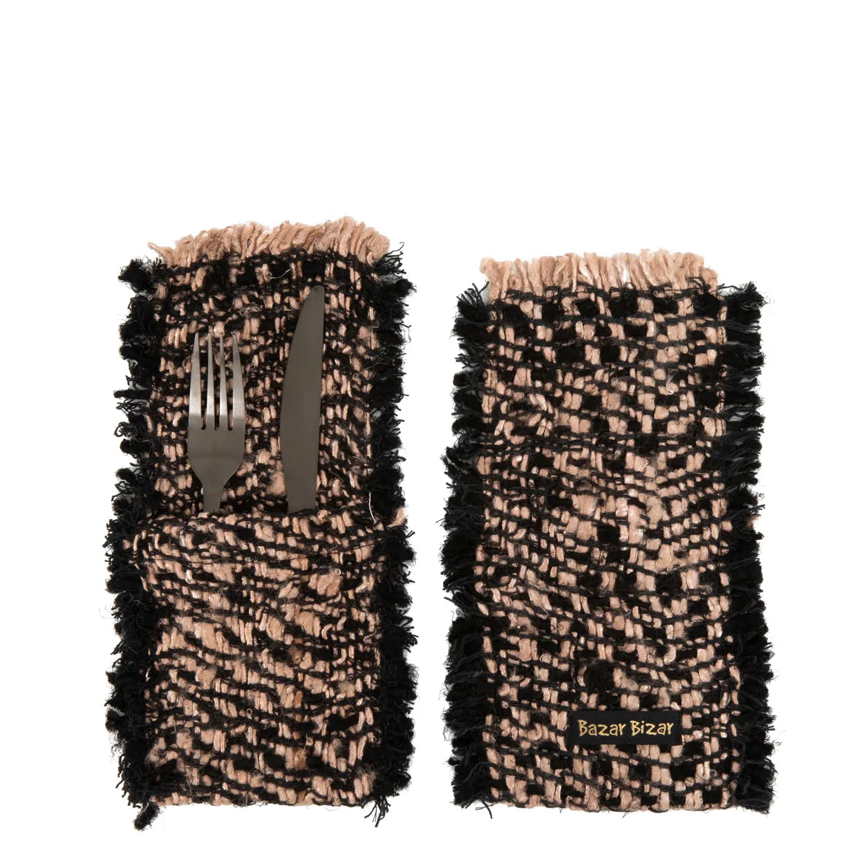 The Oh My Gee Cutlery Holder - Black Copper - Set of 4 - Remood furniture living