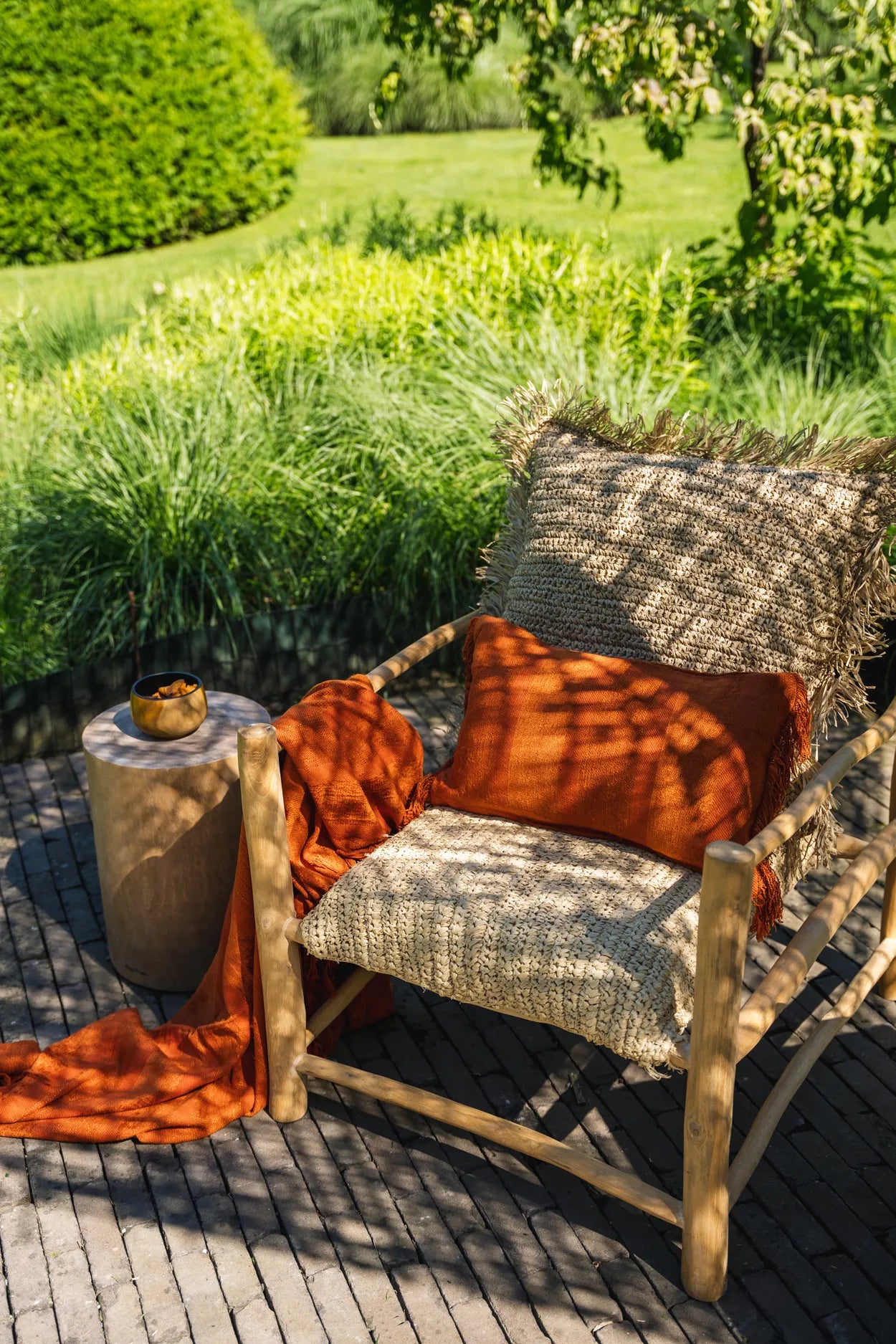 The Oh My Gee Cushion Cover - Rust Velvet - 30x50 - Remood furniture living