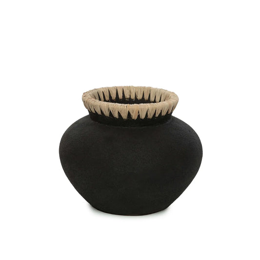 The Styly Vase - Black Natural - S - Remood furniture living