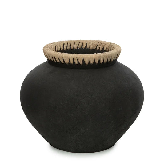 The Styly Vase - Black Natural - L - Remood furniture living