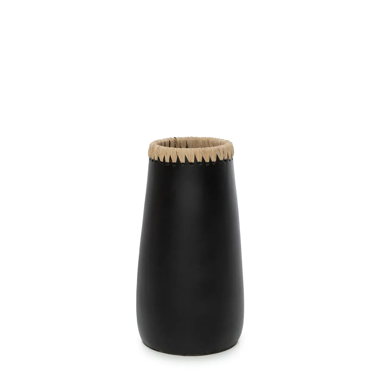 The Sneaky Vase - Black Natural - M - Remood furniture living