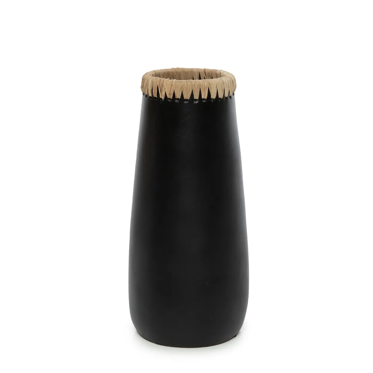 The Sneaky Vase - Black Natural - L - Remood furniture living
