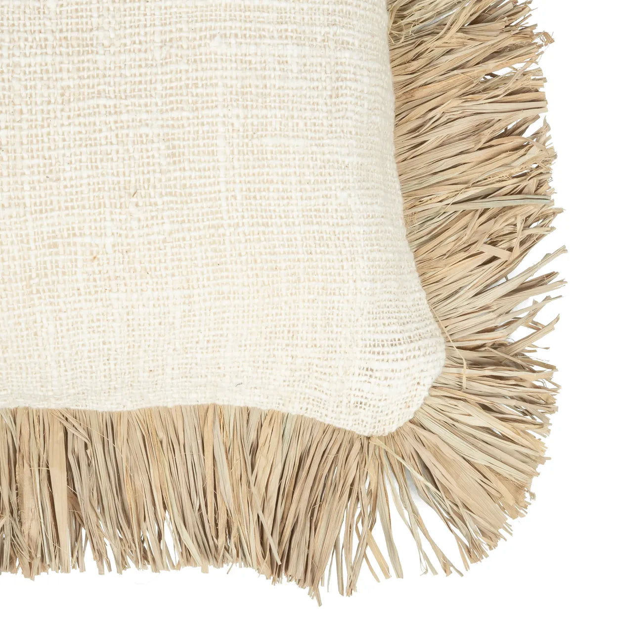 The Saint Tropez Cushion Cover - Natural White - 40x40 - Remood furniture living